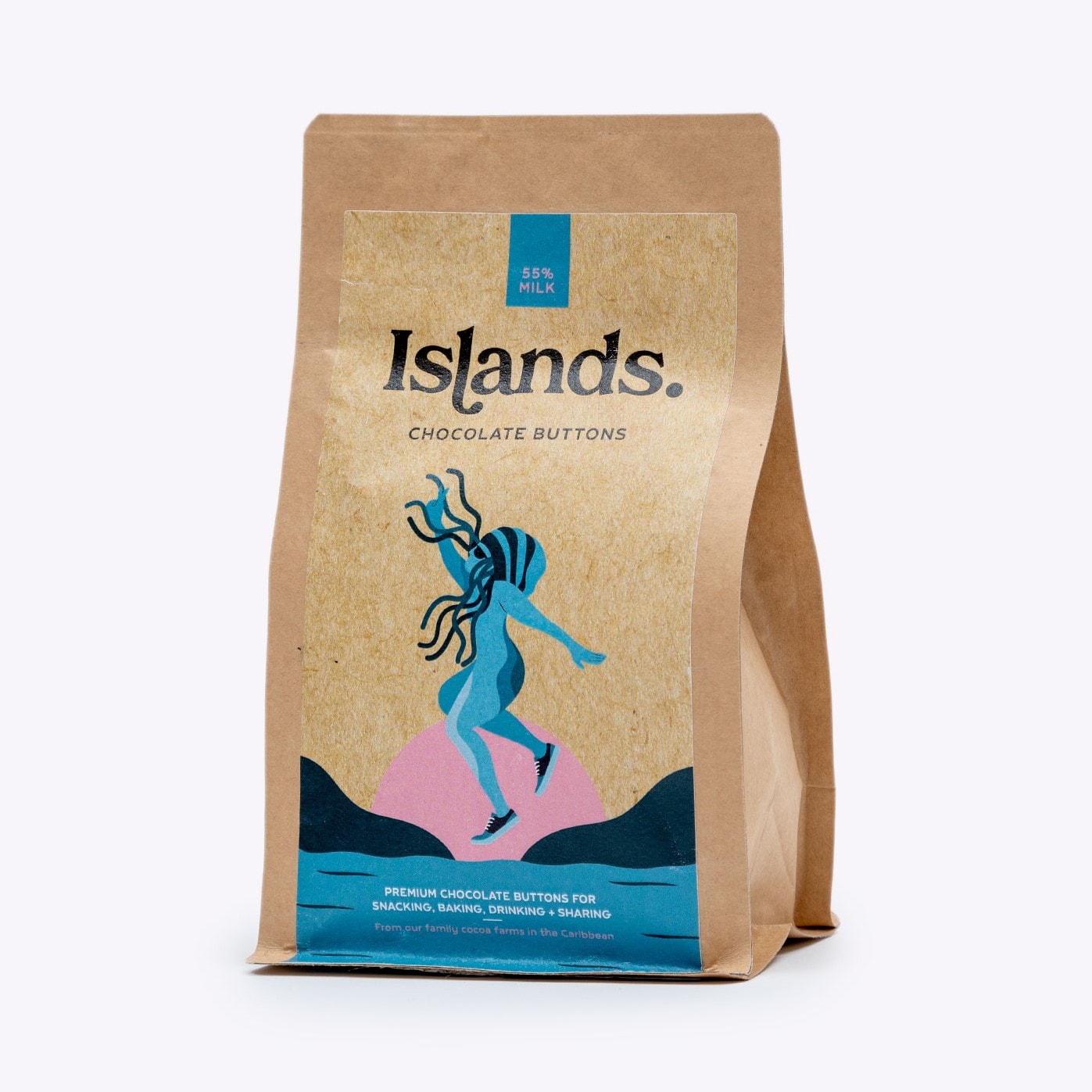 55% Islands Chocolate Buttons