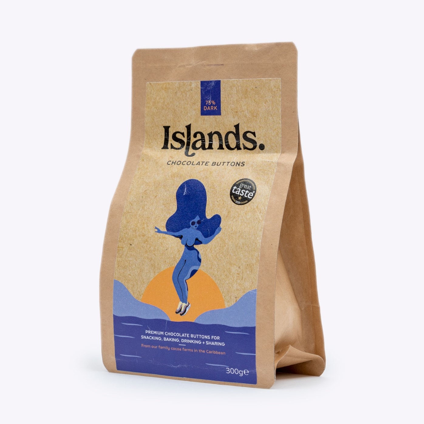 75% Islands Chocolate Buttons